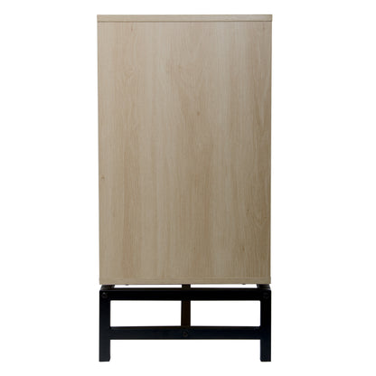Rattan Haven 2 Door Cabinet - Natural