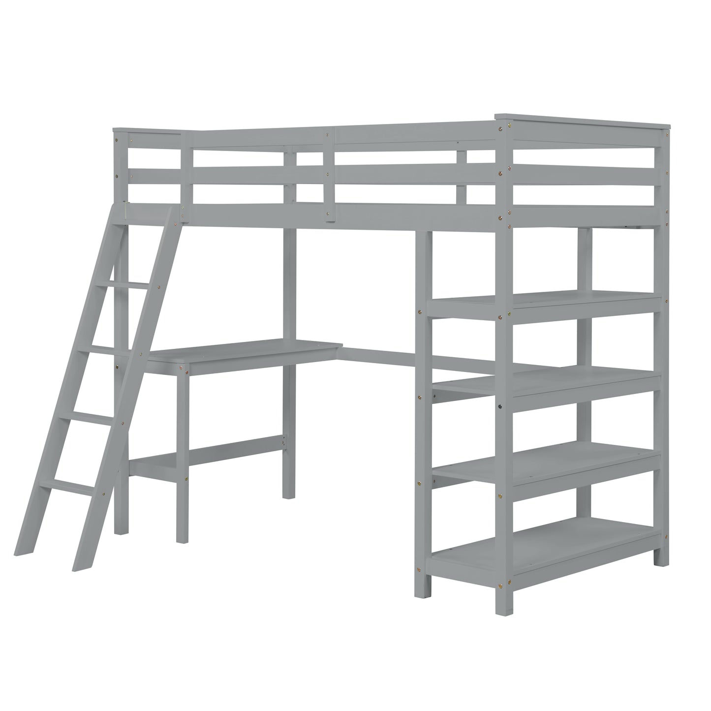Gray Haven Loft Bed
