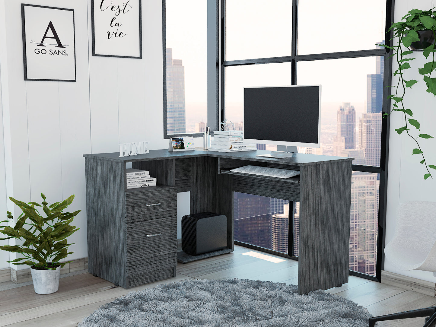 Eco One L-Shaped Desk