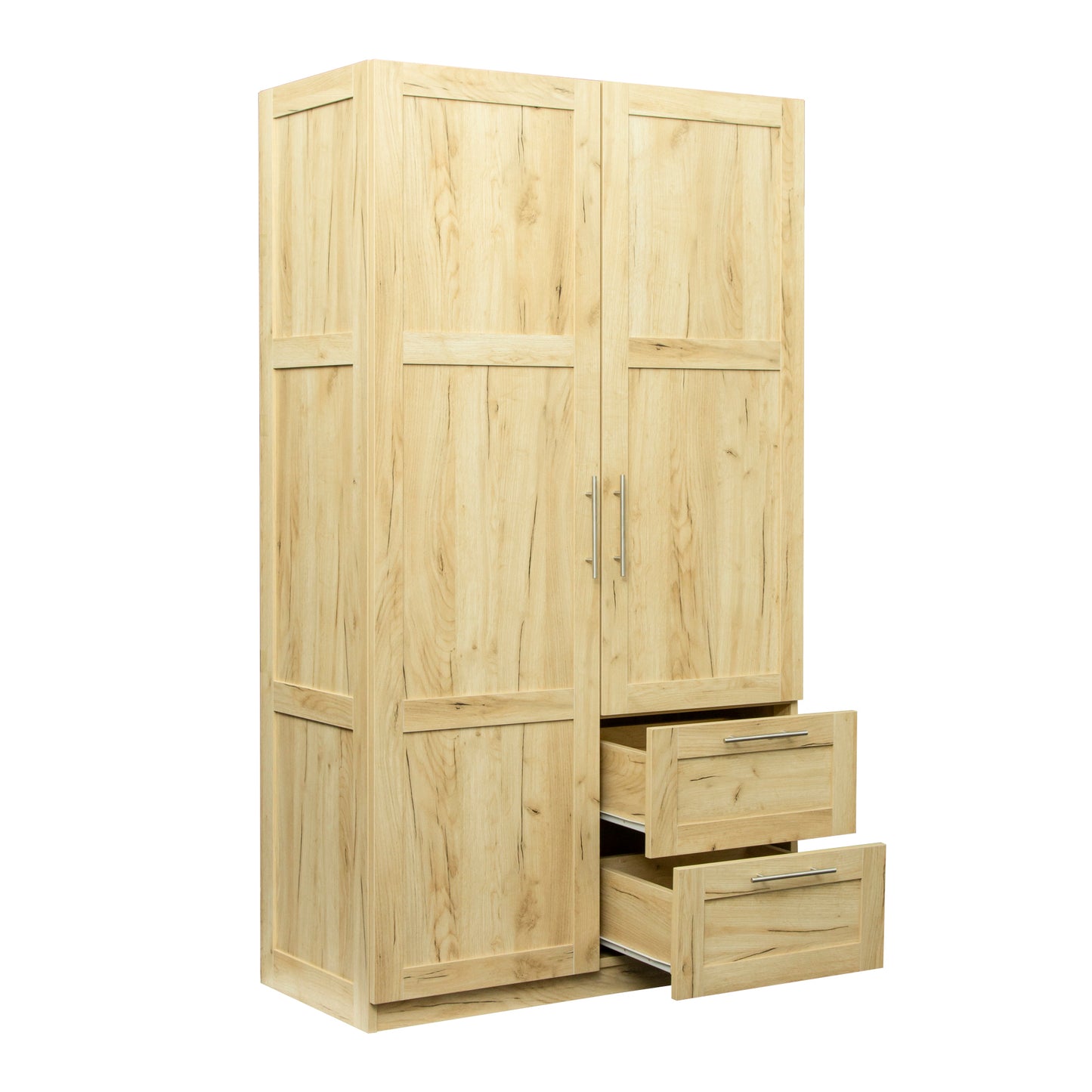 Elegant Oak Haven Wardrobe and Kitchen Cabinet