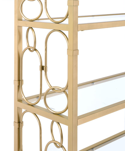 Milavera Glass Bookshelf