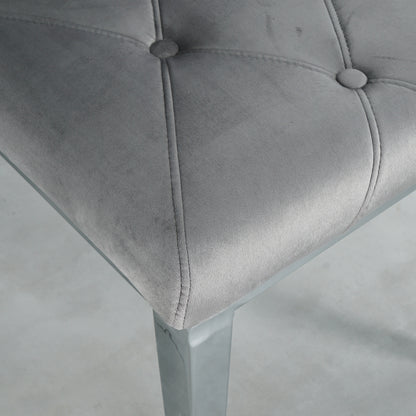 Chrome Luxe Dining Chairs