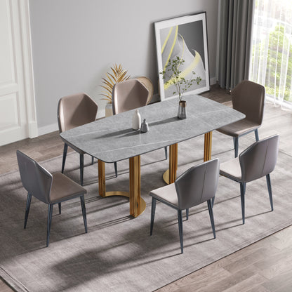 Golden Curve Dining Table