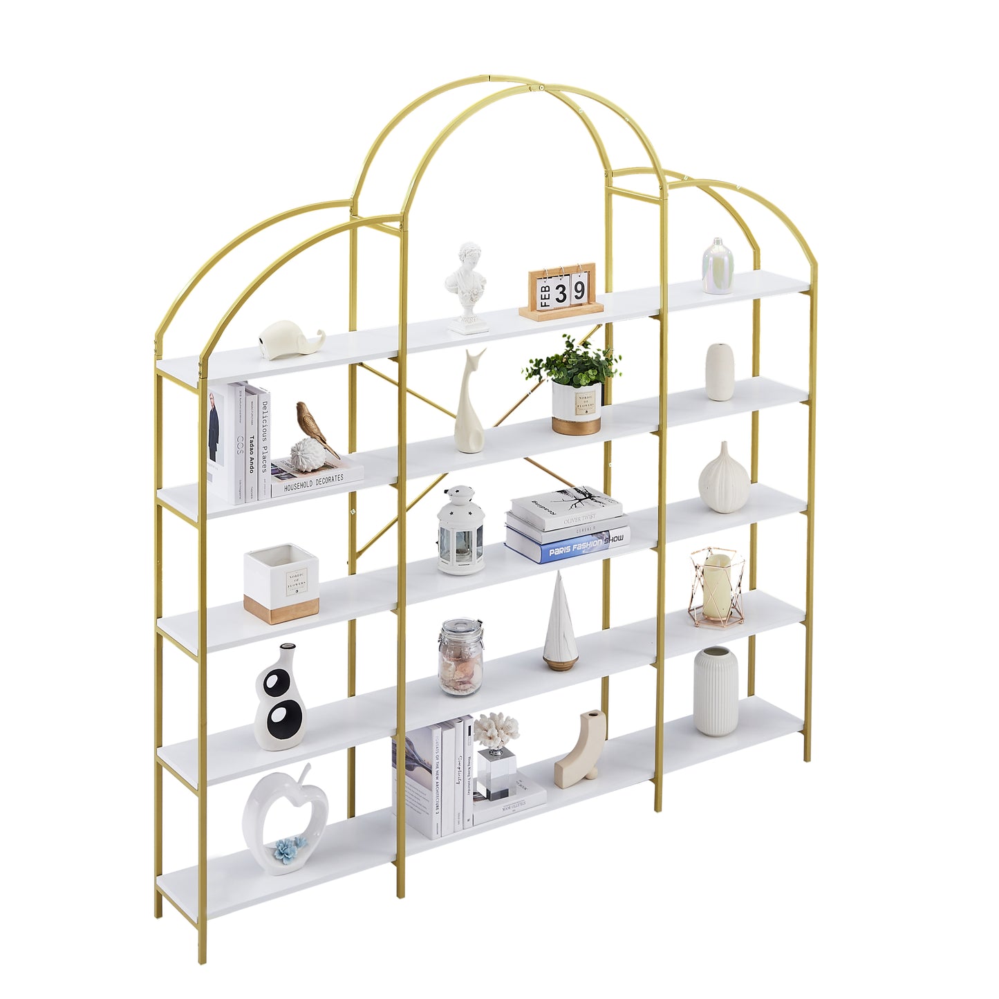 Golden Round 5-Tier Office Bookcase