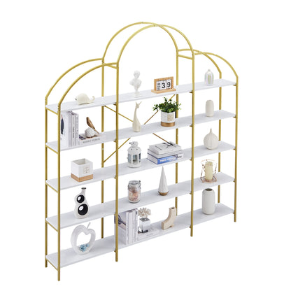 Golden Round 5-Tier Office Bookcase