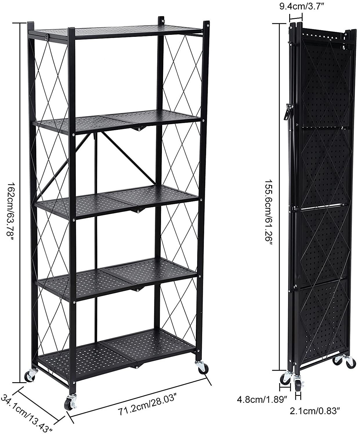 Smart Rack 5-Tier Mobile Storage System
