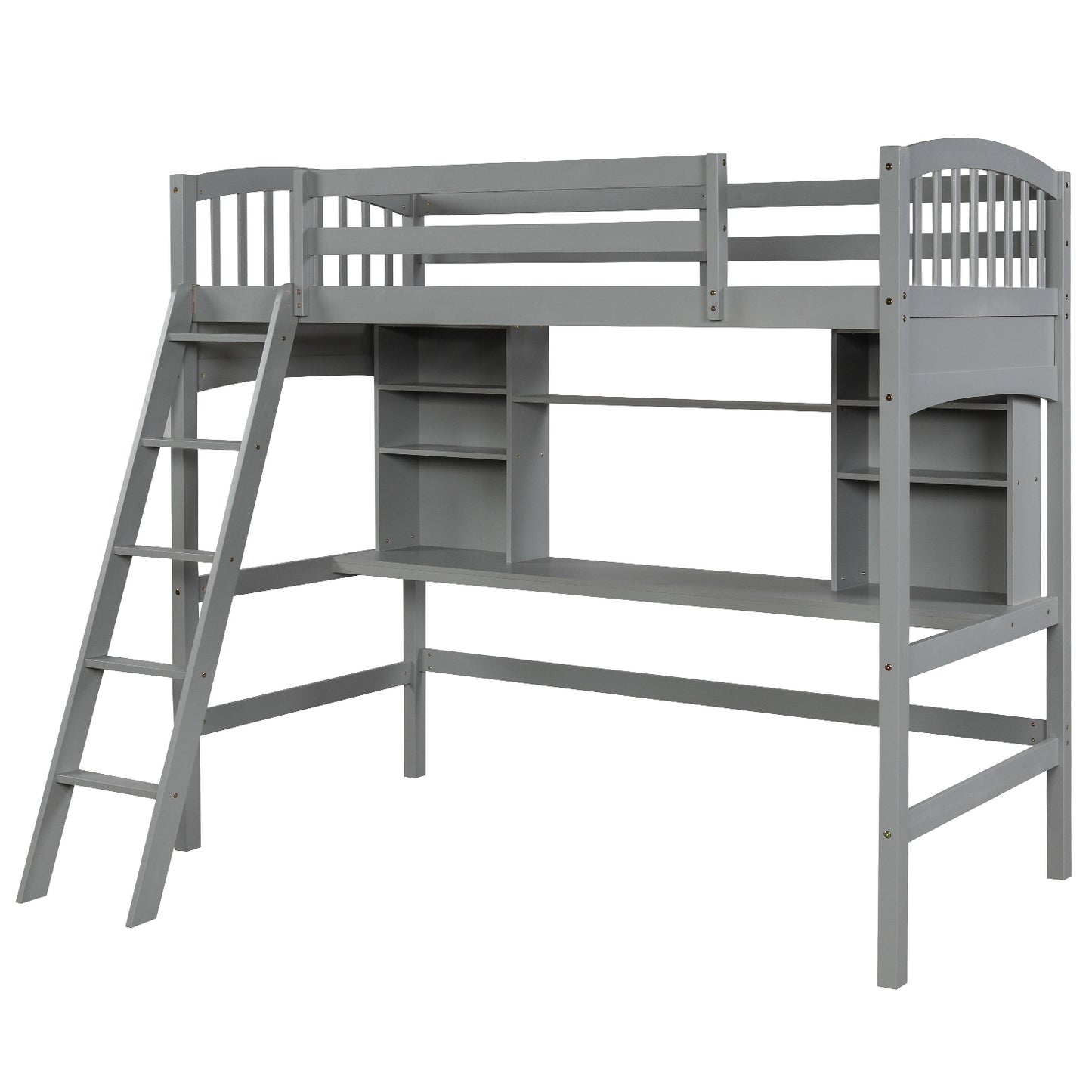 Gray Haven Loft Bed