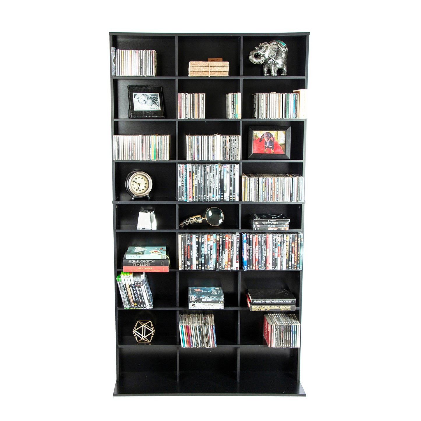 Oceanic Deluxe Media Storage Cabinet XL - Black