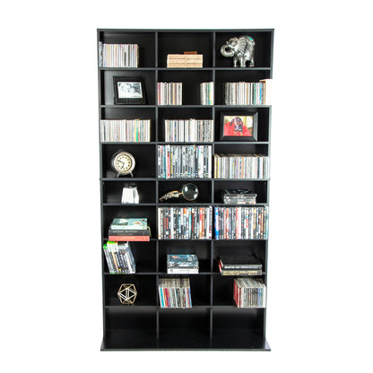 Oceanic Deluxe Media Storage Cabinet XL - Black
