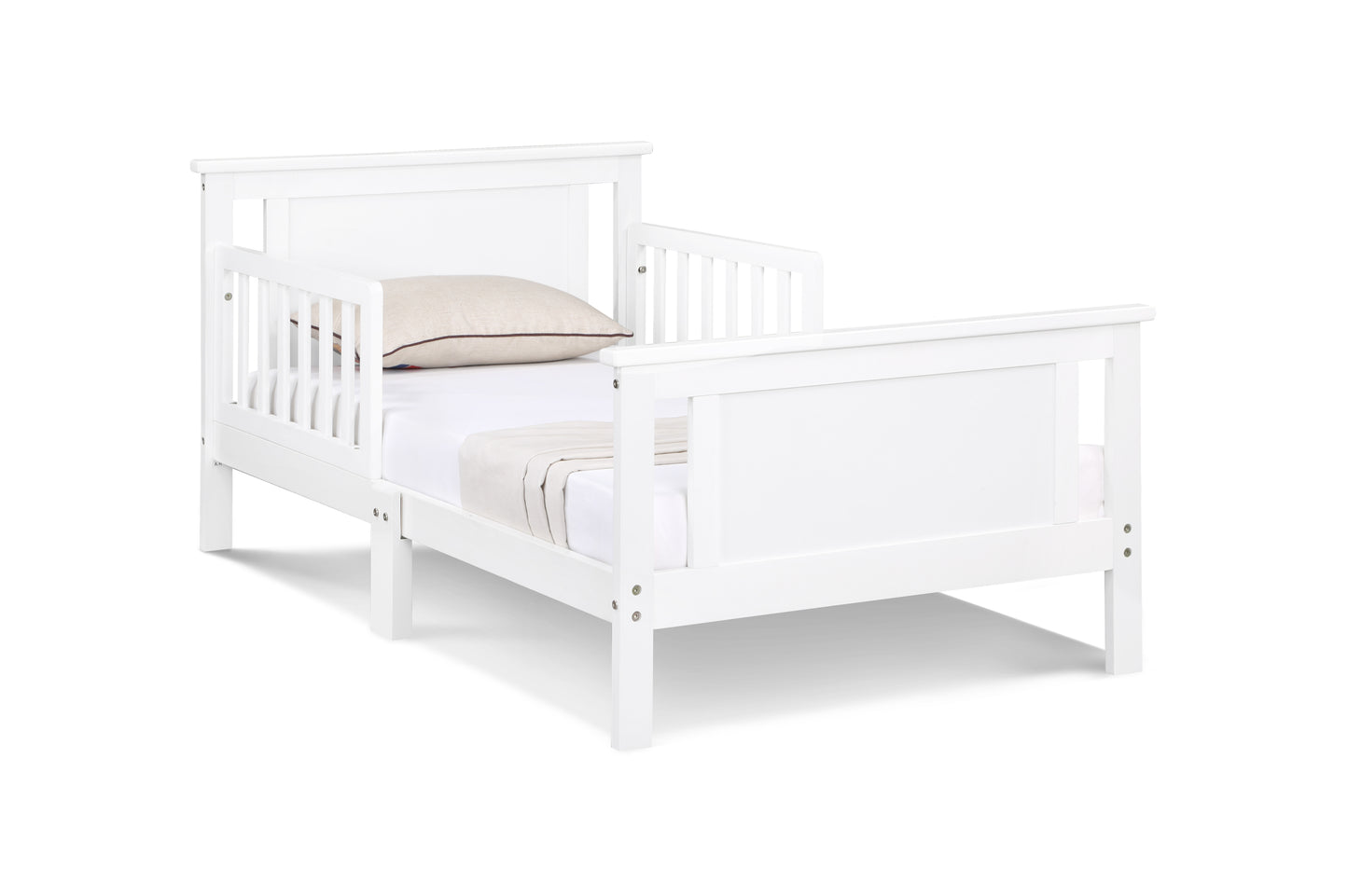 Connelly Reversible Panel Toddler Bed - White