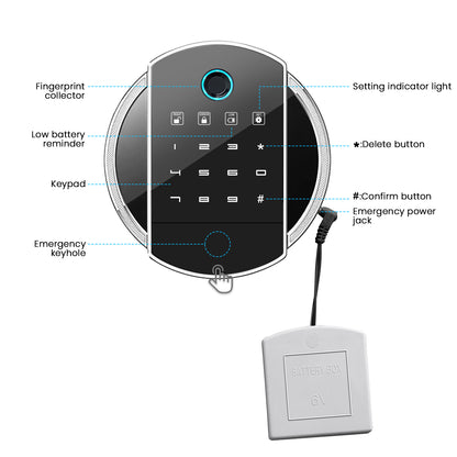Quick Access Fingerprint Gun Safe