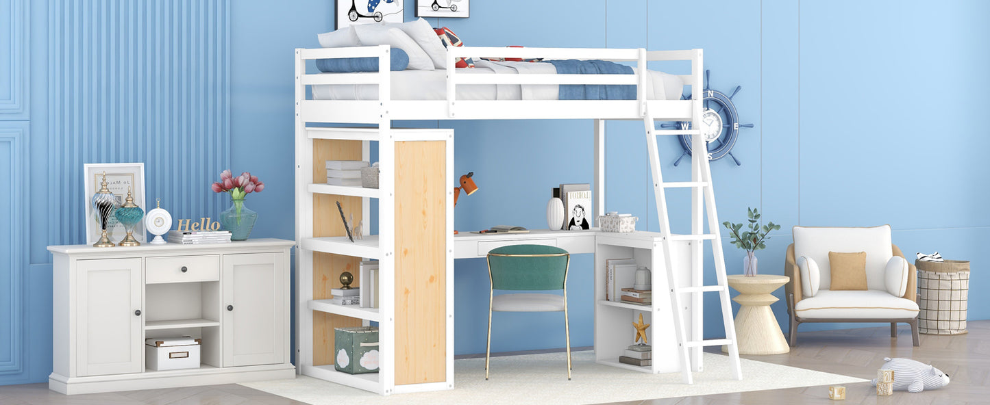 Galactic Twin Loft Bed