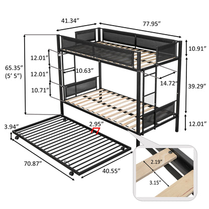 Harmony Haven Twin Trundle Bunk Bed