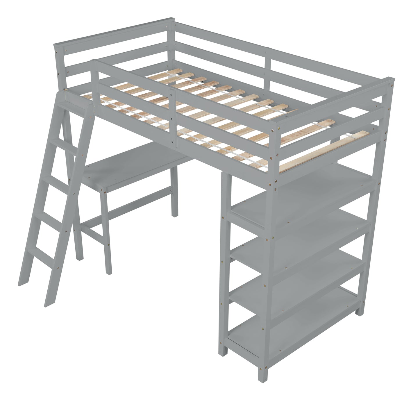 Gray Haven Loft Bed
