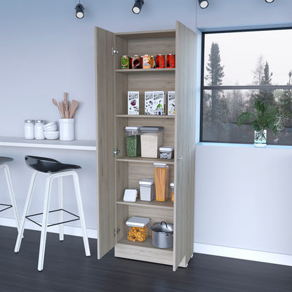 Greyson Tall Storage Cabinet- Grey