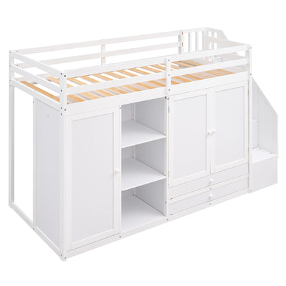 Lofty Haven: The Ultimate Storage Bed