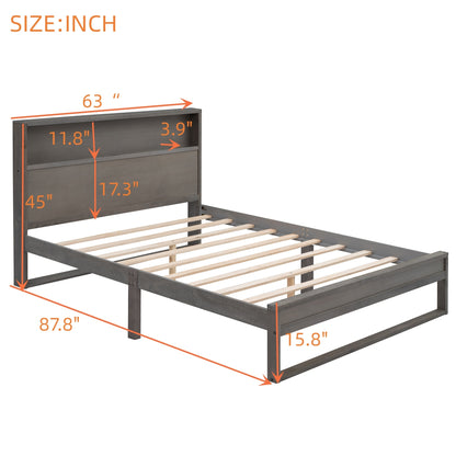 ElegantRest Queen Platform Bed
