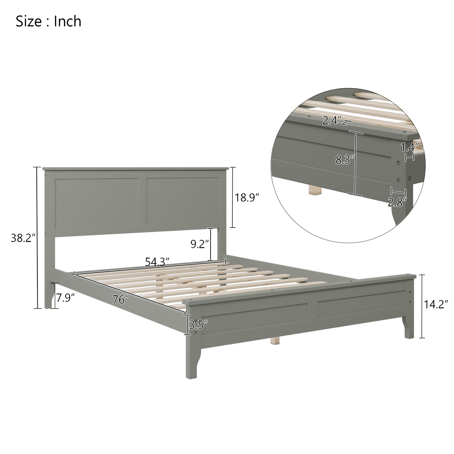 Elevate Restful Nights Full Platform Bed