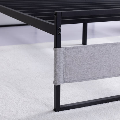 Ovi King Size Metal Bed Frame - Gray