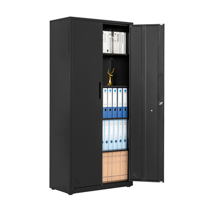 Space Max Storage Cabinet - Black