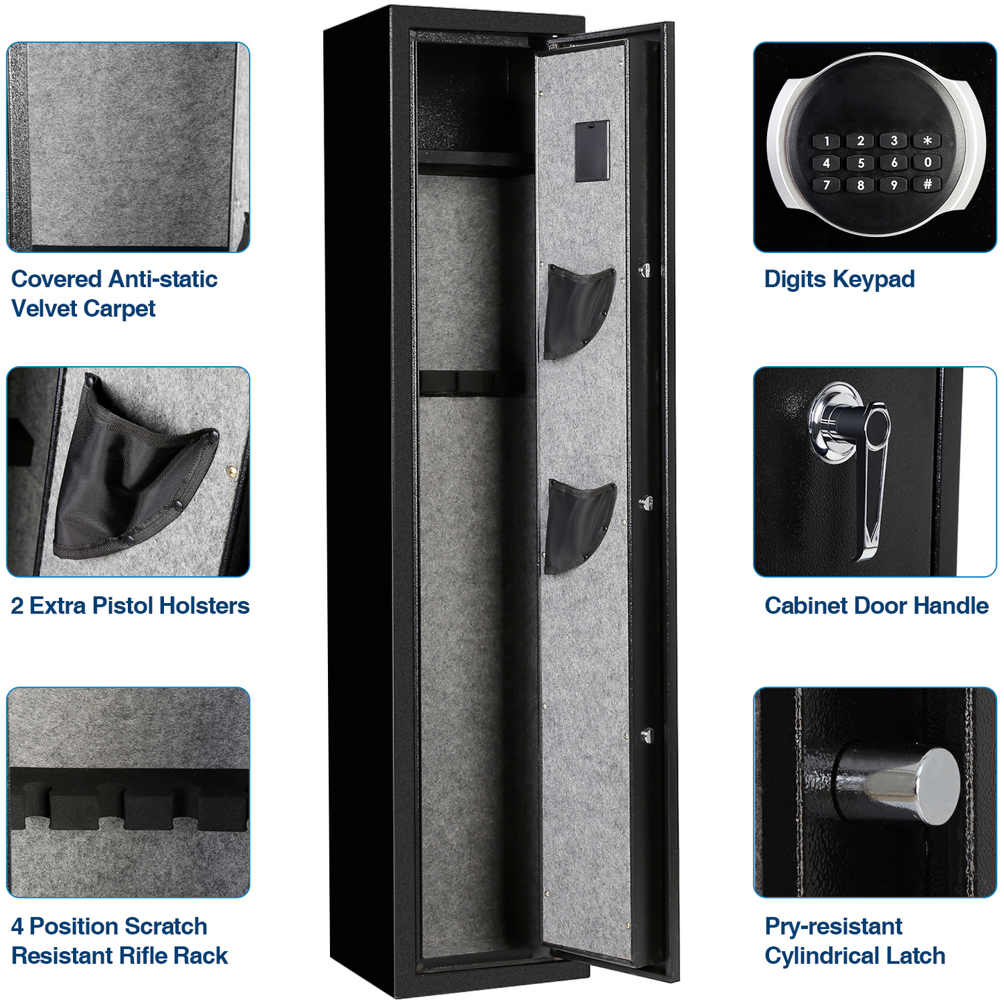 Digital keypad Gun  Cabinet