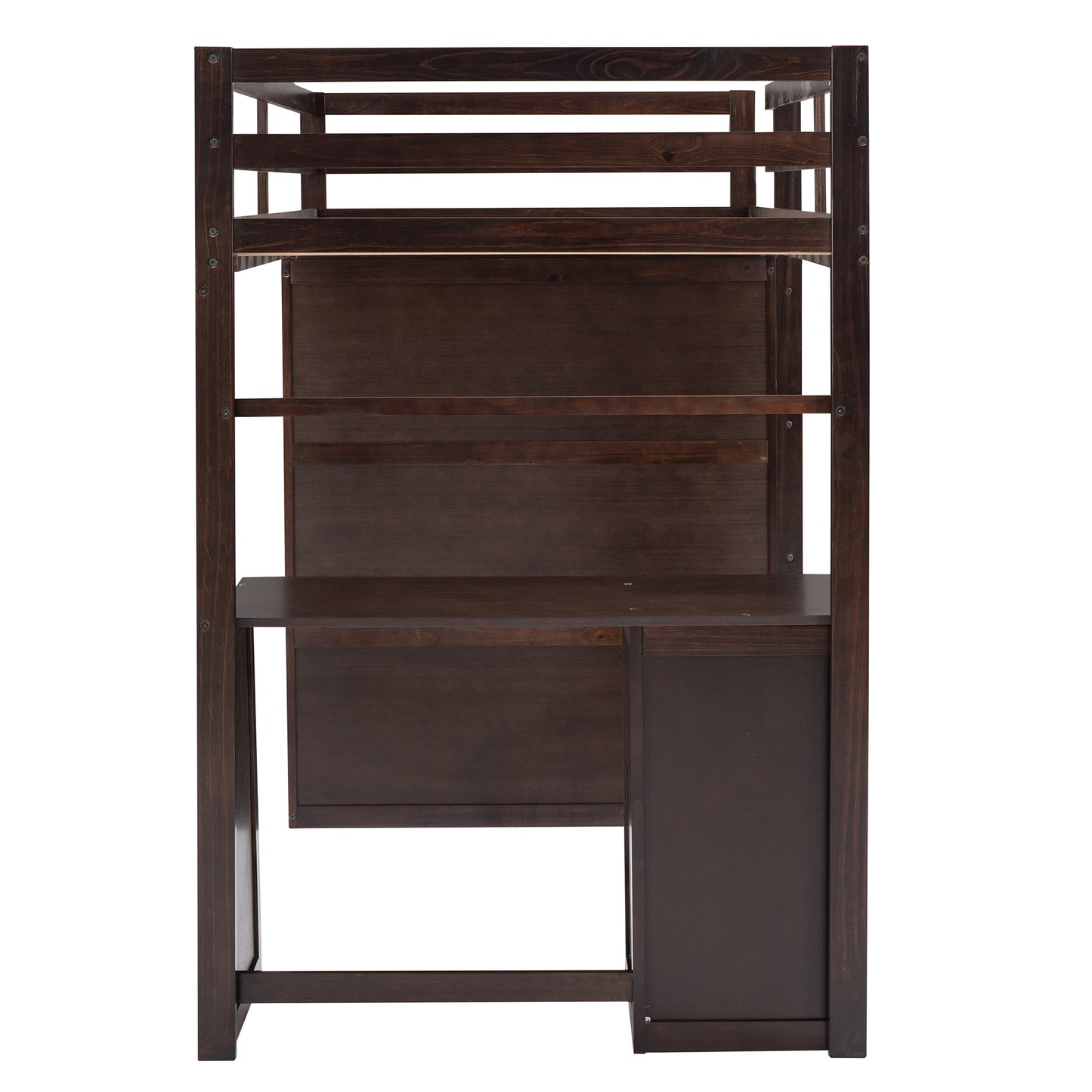 Espresso Haven Loft Bed