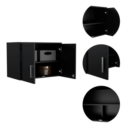 Medford 2 Drawer Cabinet - Black