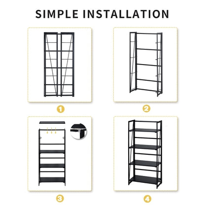Stand Storage Rack Shelves Bookcase