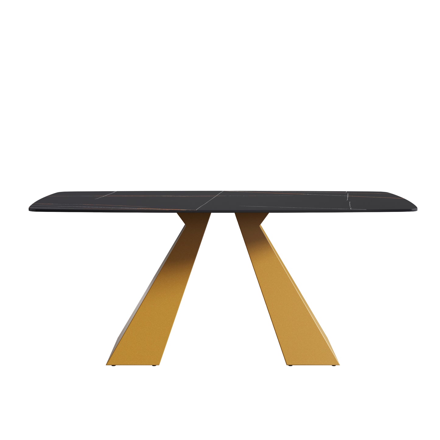 Golden Curve Dining Table