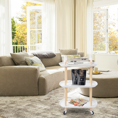 3-Tier Rolling Storage Utility Cart