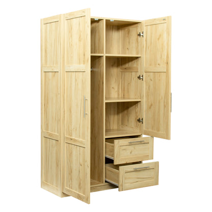 Elegant Oak Haven Wardrobe and Kitchen Cabinet