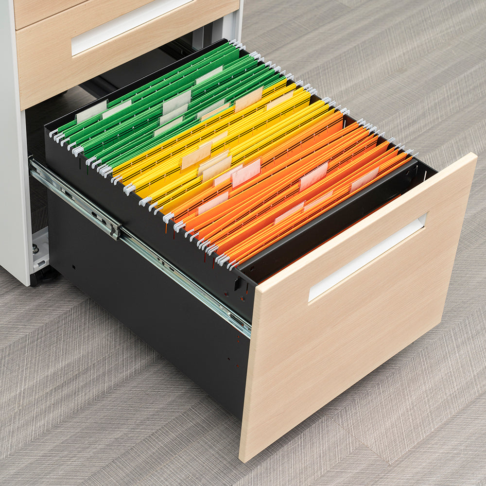 Compact 3 Drawer Mobile File Cabinet - Chery