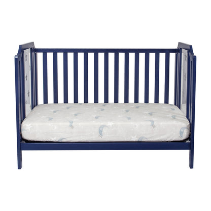 Nautical 3-in-1 Convertible Island Crib - Navy Blue