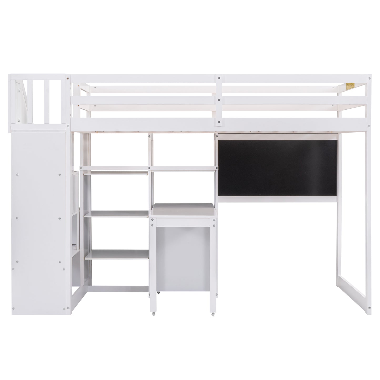 Smart Space Twin Loft Bed : The Ultimate Study and Storage Solution