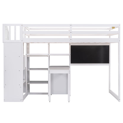 Smart Space Twin Loft Bed : The Ultimate Study and Storage Solution