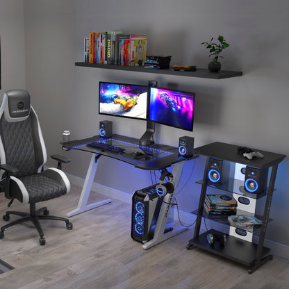 Azure Gaming Shelve - White