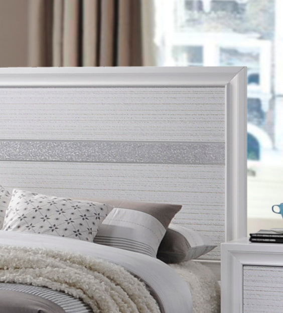 Matrix King Size Storage Bed - White