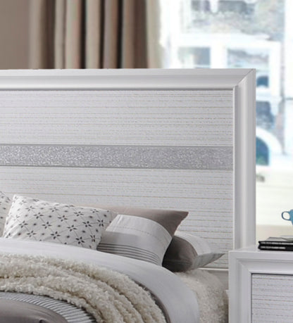 Matrix King Size Storage Bed - White