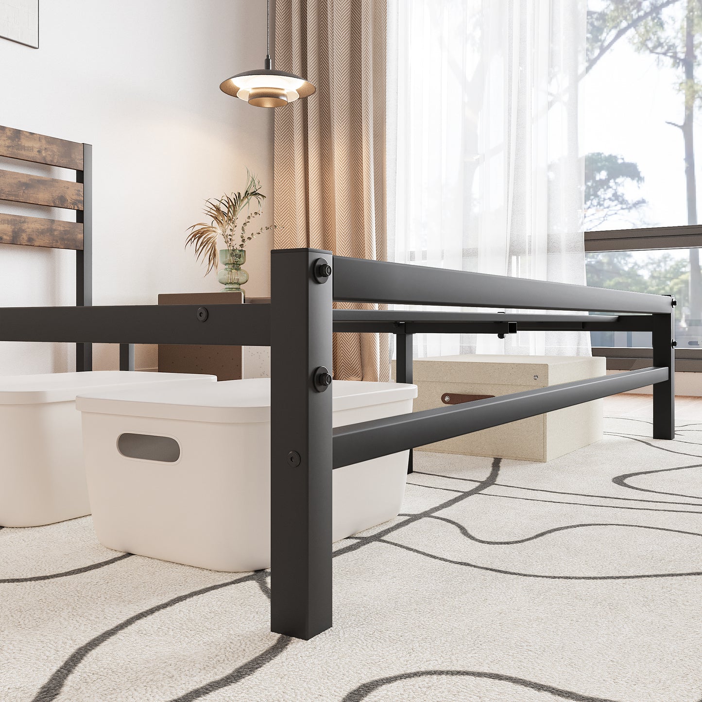 Rustic Haven Queen Bed Frame