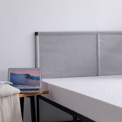 Ovi King Size Metal Bed Frame - Gray
