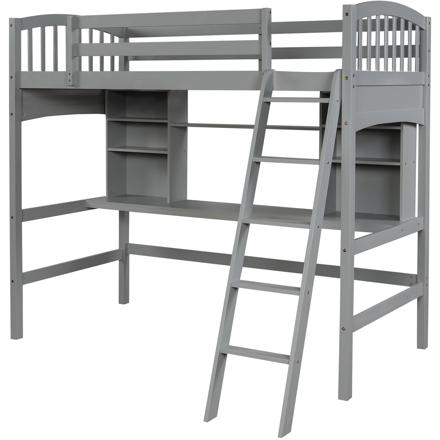 Gray Haven Loft Bed
