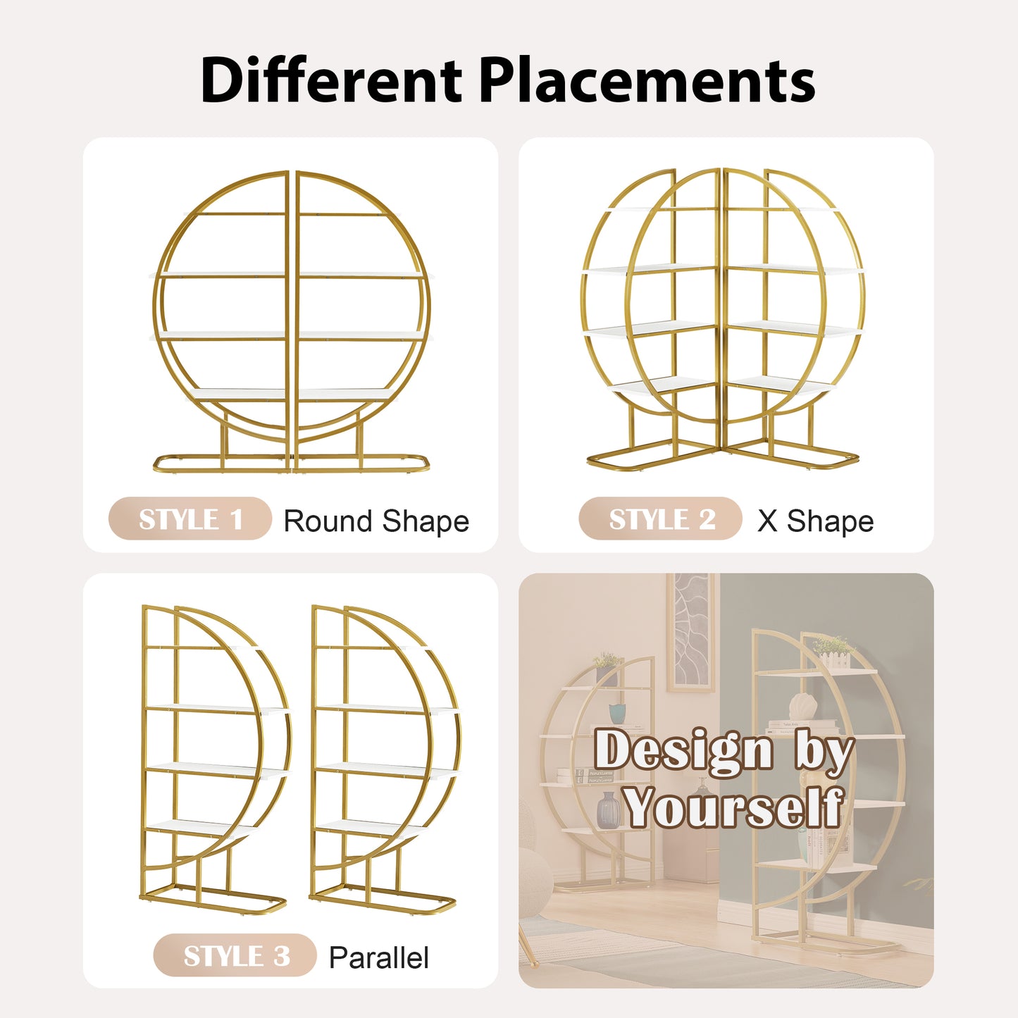 Golden Circle Bookshelf