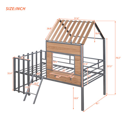 Silver Sky Loft Bed