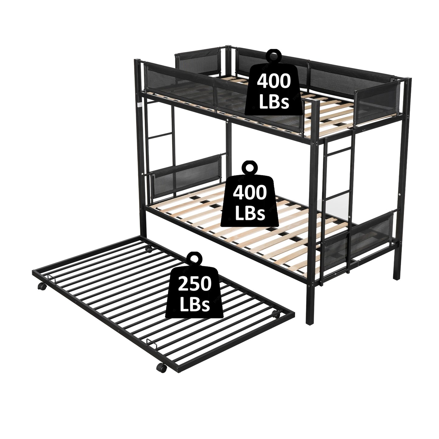 Harmony Haven Twin Trundle Bunk Bed