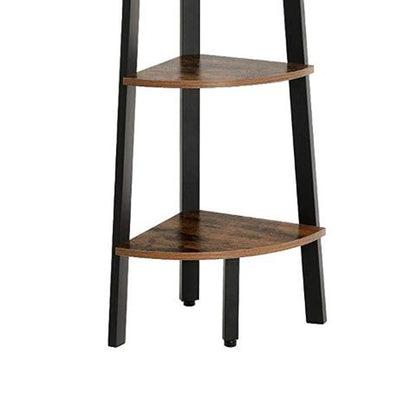 Corner Craft Industrial Wood Shelf
