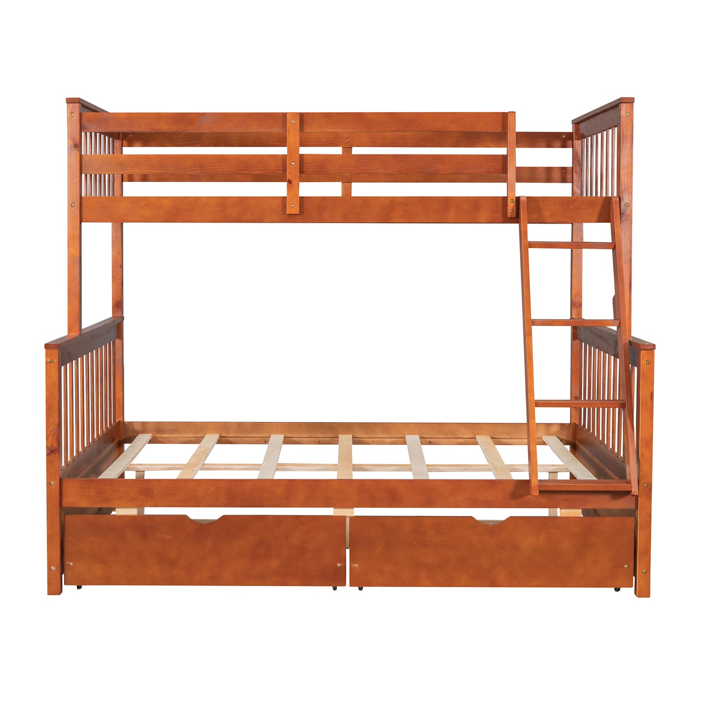 Walnut Haven Twin-Over-Full Bunk Bed
