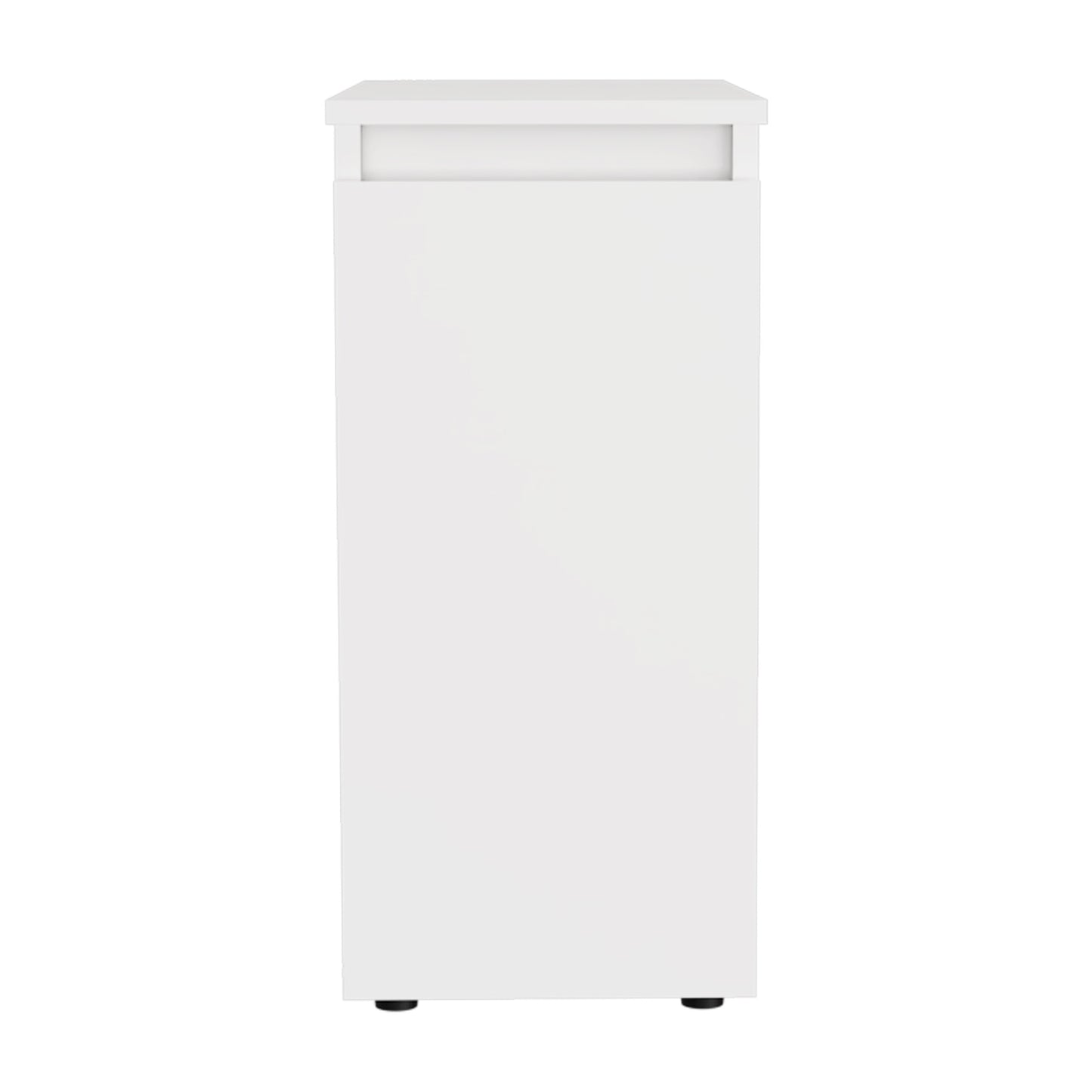 Aero Bathroom Storage Cabinet, Lift-Top, One Drawer - White