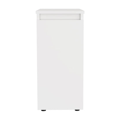 Aero Bathroom Storage Cabinet, Lift-Top, One Drawer - White
