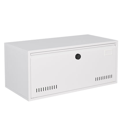 Metal Filing Cabinet with Hanging Rod for letter- documents - Black