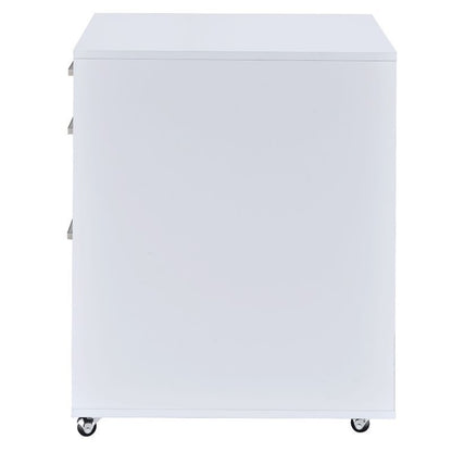 Glossy Chrome File Cabinet